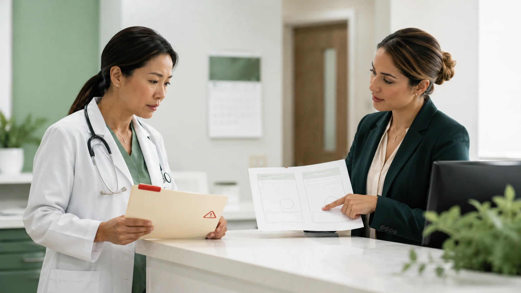 Healthcare practice owner addressing an incorrect entity filing
